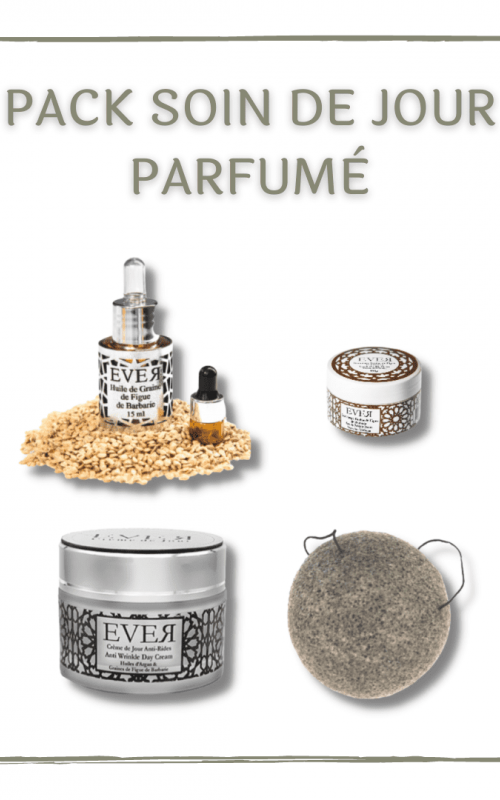 Pack soin de jour parfumé + konjac offerte